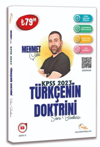 Kurye Kitabevi - Doktrin Yayınları 2023 KPSS Türkçenin Doktrini Çözüml