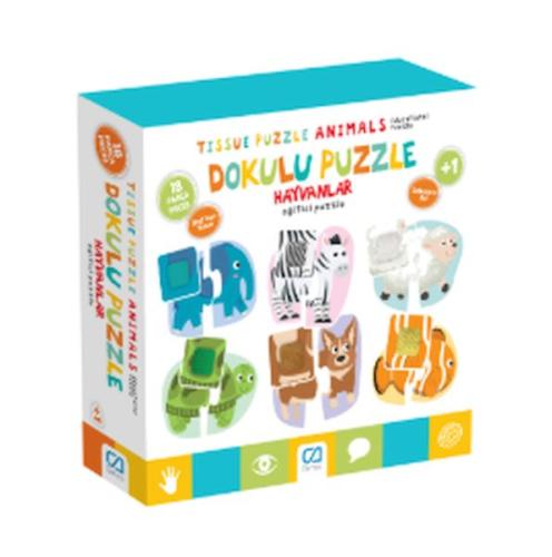 Dokulu Puzzle Hayvanlar - Münzevi Kitabevi