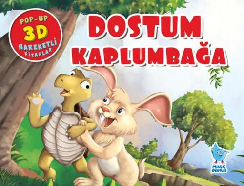 Kurye Kitabevi - Dostum Kaplumbağa (Pop-Up 3D Hareketli Kitaplar)