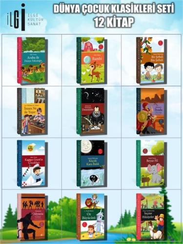 Kurye Kitabevi - Dünya Çocuk Klasikleri Seti 12 Kitap