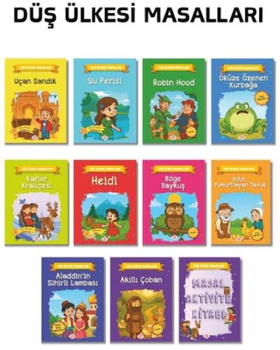 Düş Ülkesi Masalları Seti (10 Kitap +1 Aktivite Takım) - Münzevi Kitab