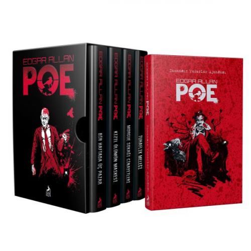 Kurye Kitabevi - Edgar Allan Poe Seti (Edgar Allan Poe Defteri Hediyel