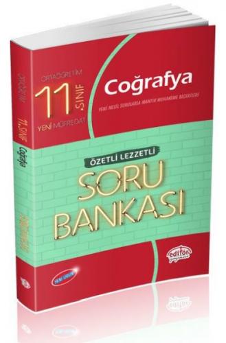 Editör 11. Sınıf Coğrafya Özetli Lezzetli Soru Bankası (Yeni)