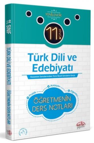 Kurye Kitabevi - Editör 11. Sınıf Türk Dili ve Edebiyatı Öğretmenin De