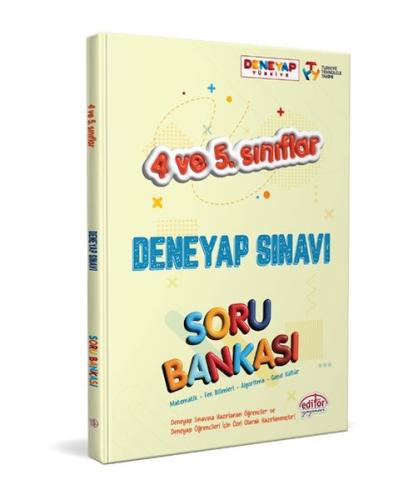 Editör 4 ve 5. Sınıflar Deneyap Sınavı Soru Bankası - Münzevi Kitabevi
