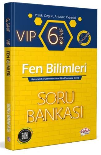 Kurye Kitabevi - Editör 6. Sınıf VIP Fen Bilimleri Soru Bankası