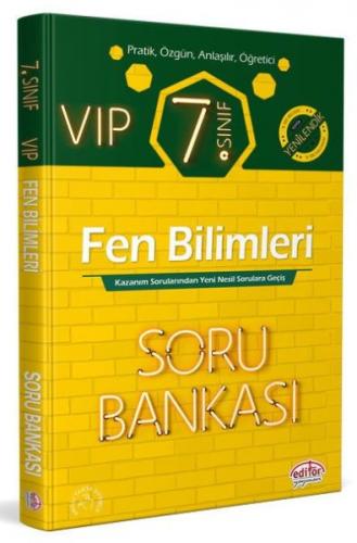Kurye Kitabevi - Editör 7. Sınıf VIP Fen Bilimleri Soru Bankası
