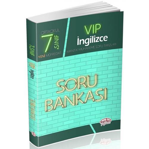 Editör 7. Sınıf VIP İngilizce Soru Bankası (Yeni)