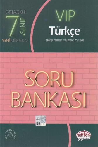 Editör 7. Sınıf VIP Türkçe Soru Bankası (Yeni)