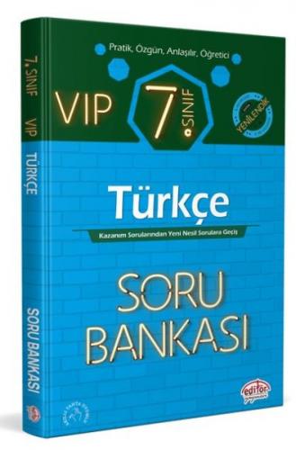 Kurye Kitabevi - Editör 7. Sınıf VIP Türkçe Soru Bankası