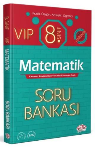Kurye Kitabevi - Editör 8. Sınıf VIP Matematik Soru Bankası