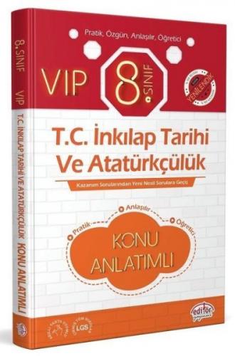 Kurye Kitabevi - Editör 8. Sınıf VIP T.C. İnkılap Tarihi ve Atatürkçül