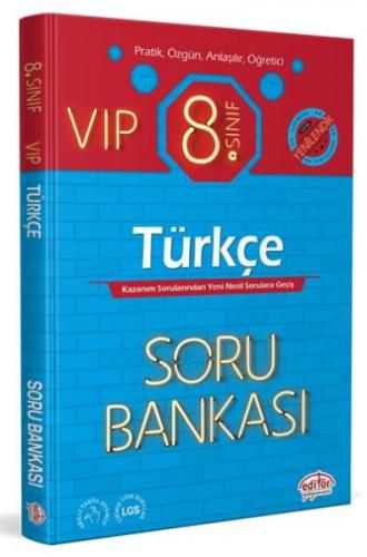 Kurye Kitabevi - Editör 8. Sınıf VIP Türkçe Soru Bankası
