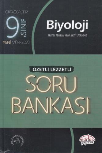 Editör 9. Sınıf Biyoloji Özetli Lezzetli Soru Bankası (Yeni)
