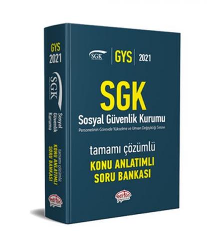 Kurye Kitabevi - Editör Sosyal Güvenlik Kurumu SGK GYS Konu Anlatımlı 