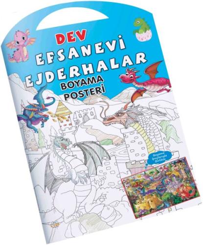 Kurye Kitabevi - Efsanevi Ejderhalar Dev Boyama Posteri