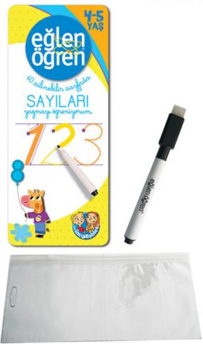 Eğlen Öğren - 40 Silinebilir Sayfada - Sayıları Yazmayı Öğreniyorum (4-5 Yaş)