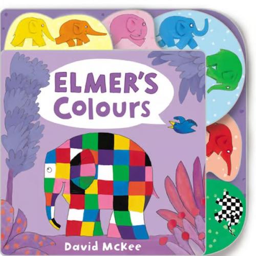 Kurye Kitabevi - Elmer's Colours (Tabbed Board Book)