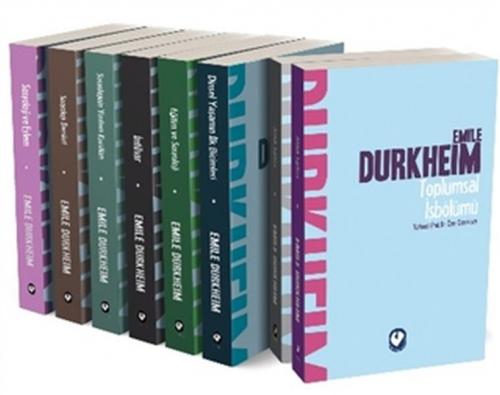 Kurye Kitabevi - Emile Durkheim Seti (8 Kitap Takım)