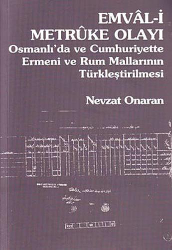 Kurye Kitabevi - Emval-i Metruke Olayı (Osmanlı'da ve Cumhuriyette Erm
