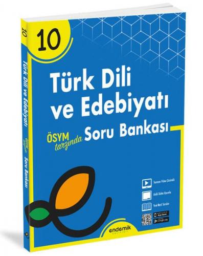 Kurye Kitabevi - Endemik 10.Sınıf Türk Dili ve Edebiyatı Soru Bankası