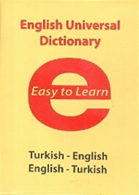 Kurye Kitabevi - English Universal Dictionary Easy to Learn Turkish En