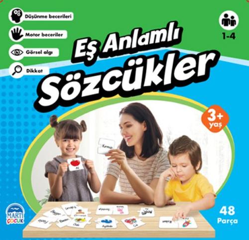 Eş Anlamlı Sözcükler - Eğitici Yapboz - 48 Parça