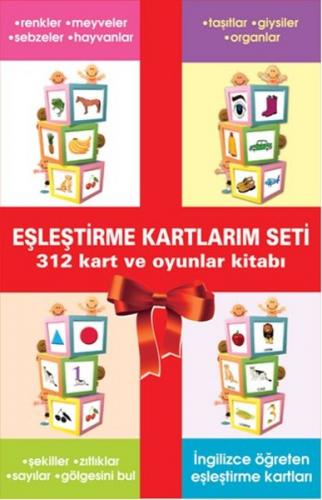 Eşleştirme Kartlarım Seti  312 Kart ve Oyunlar Kitabım