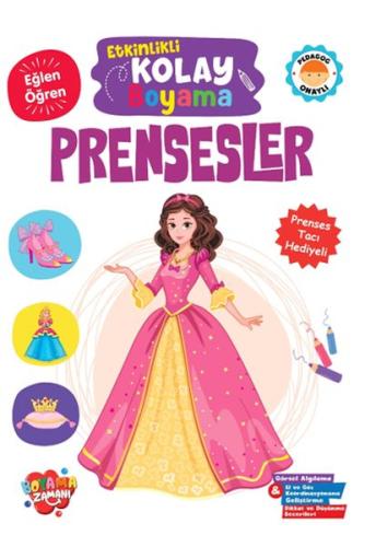 Kurye Kitabevi - Etkinlikli Kolay Boyama – Prensesler