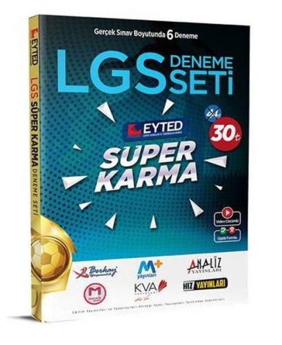 Kurye Kitabevi - Eyted 8. Sınıf LGS Süper Karma 6 lı Deneme Seti