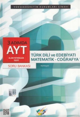 Kurye Kitabevi - FDD 3 Adımda AYT Türk Dili ve Edebiyatı Matematik Coğ