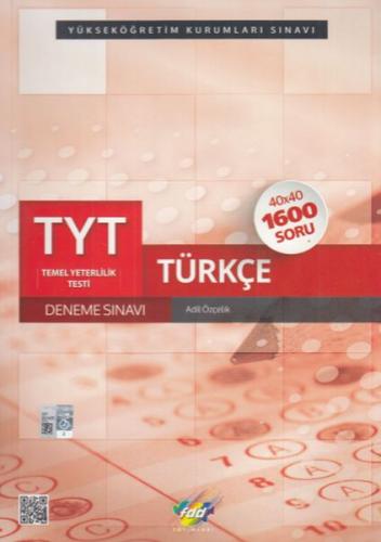 Kurye Kitabevi - FDD TYT Türkçe 40x40 Deneme (Yeni)