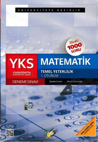 Kurye Kitabevi - FDD YKS Temel Yeterlilik Matematik 1. Oturum Deneme S