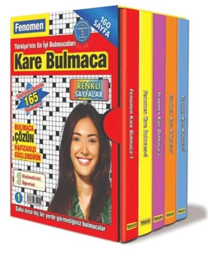 Fenomen Kare Bulmaca Seti (5 Kitap) - Münzevi Kitabevi