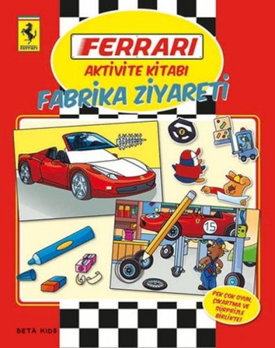 Kurye Kitabevi - Ferrari - Aktivite Kitabı Fabrika Ziyareti