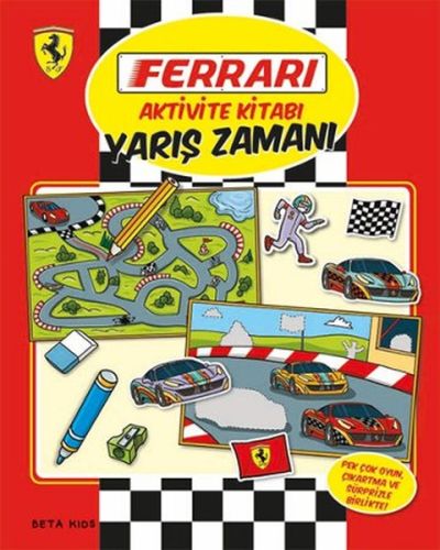 Kurye Kitabevi - Ferrari - Aktivite Kitabı Yarış Zamanı