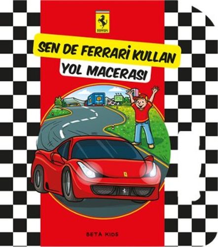 Kurye Kitabevi - Ferrari - Aktivite Kitabı Sen de Ferrari Kullan Yol M