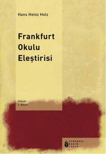 Frankfurt Okulu Eleştirisi - Münzevi Kitabevi