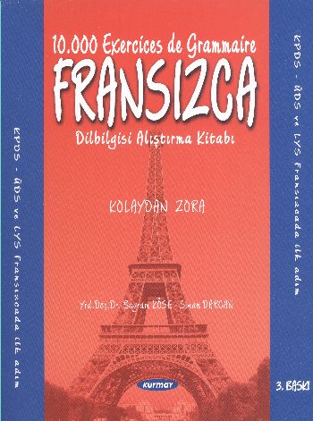 Kurye Kitabevi - Fransızca Dilbilgisi Alıştırma Kitabı