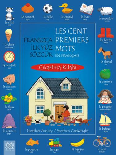 Kurye Kitabevi - Fransızca İlk Yüz Sözcük Çıkartma Kitabı