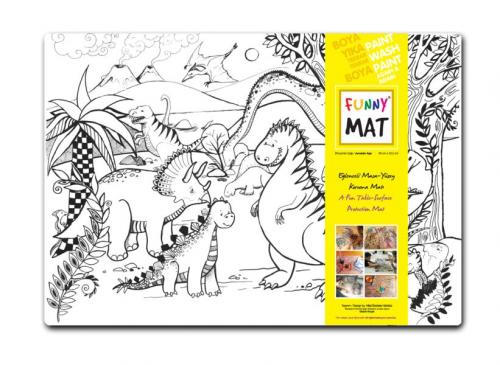 Kurye Kitabevi - Funny Mat Dinozorlar Çağı 33,5x48cm