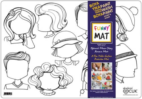 Funny Mat - Duygular - Küçük 33,5x48cm