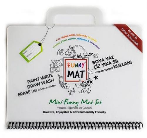 Kurye Kitabevi - Akademi Çocuk Funny Mat Mini Set 16x21cm