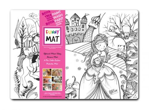 Kurye Kitabevi - Funny Mat Prens ile Prenses 33,5x48cm