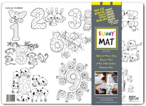 Funny Mat - Sayılar - Küçük 33,5x48cm