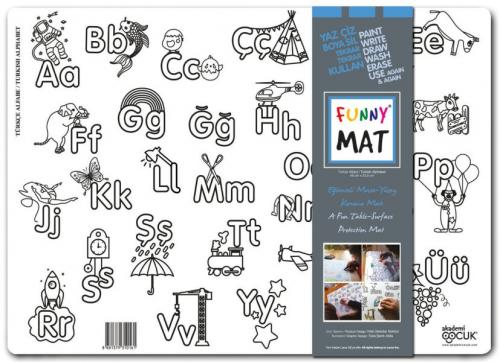 Funny Mat - Türkçe Alfabe 33,5x48cm