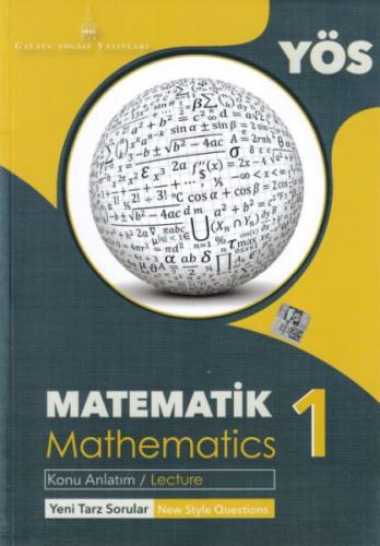 Kurye Kitabevi - Galata YÖS SAT Matematik 1 Konu Anlatım