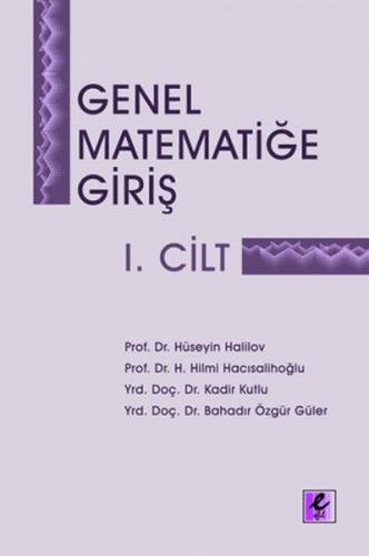 Kurye Kitabevi - Genel Matematiğe Giriş I.Cilt
