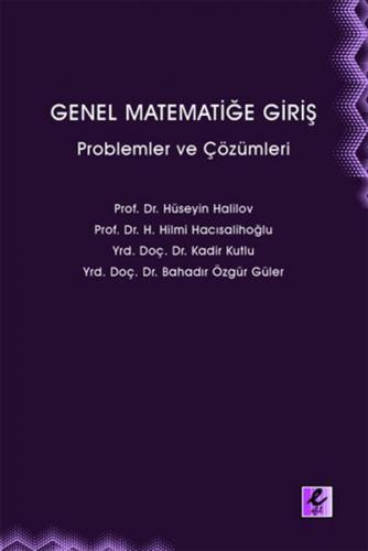 Kurye Kitabevi - Genel Matematiğe Giriş (Problemler ve Çözümleri)