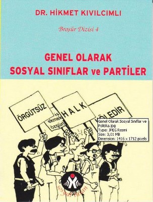 Kurye Kitabevi - Genel Olarak Sosyal Sınıflar ve Partiler